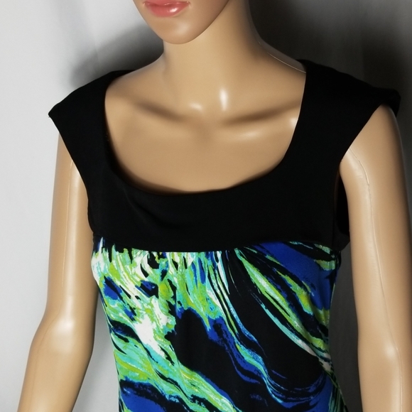 Liz Claiborne | Peacock Form Fitting Dress - Picture 4 of 8